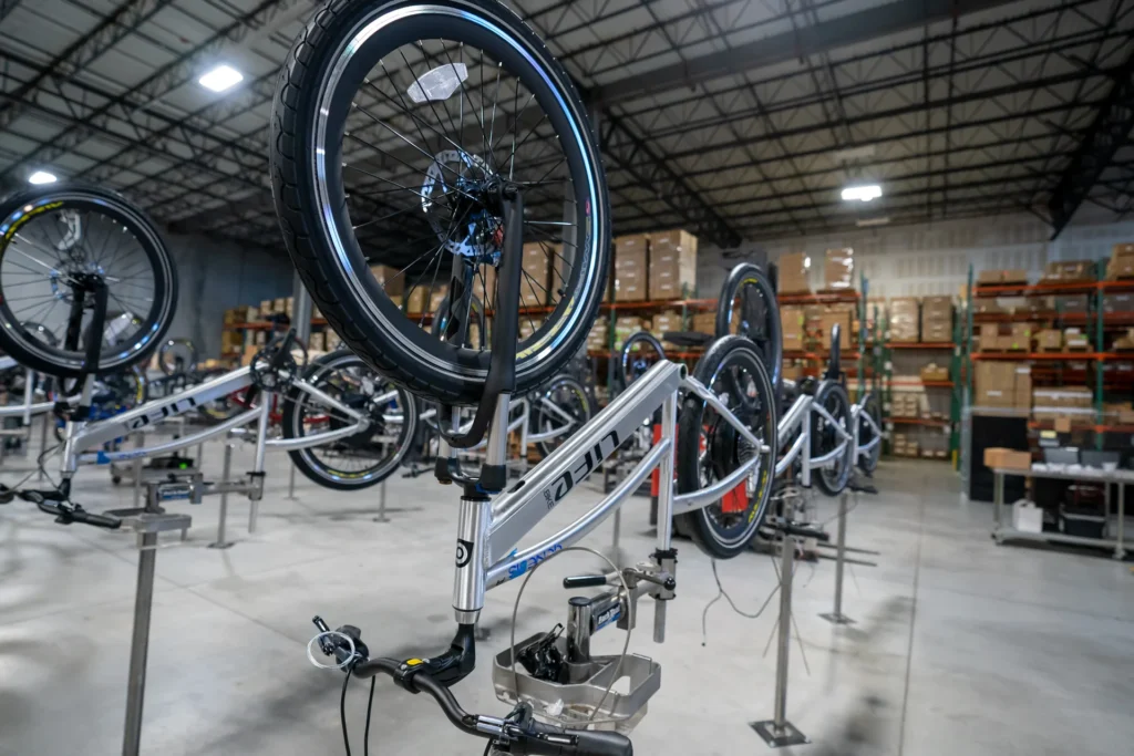 E-bikes at Life EV HQ Warehouse